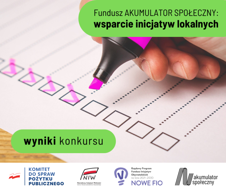 Nowy Akumulator Społeczny 2026 – WYNIKI