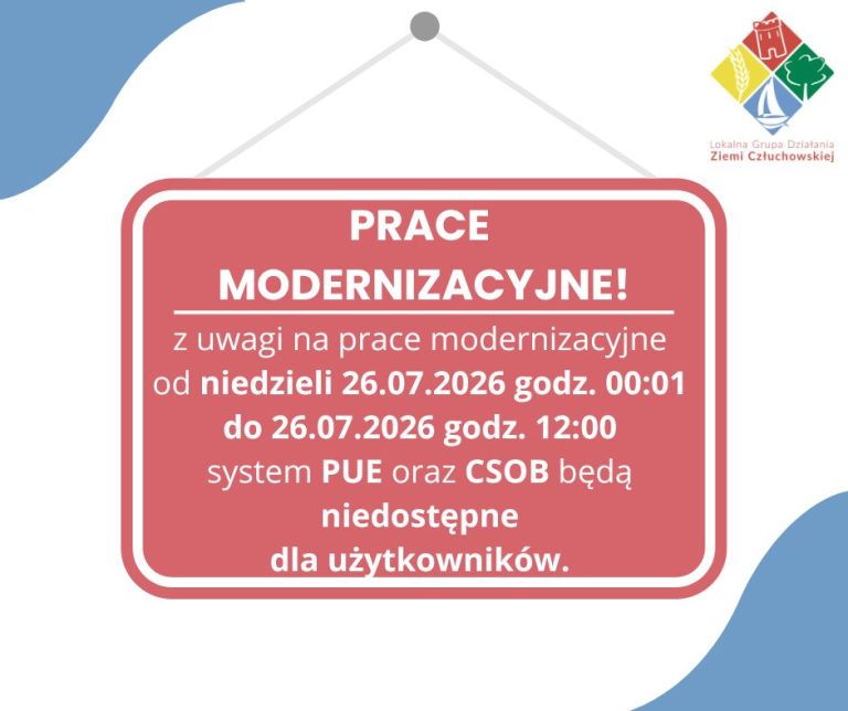 Prace modernizacyjne system PUE i CSOB